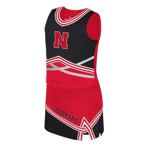 Colosseum Kids' Nebraska Cornhuskers Lollipop Park Cheer Dress