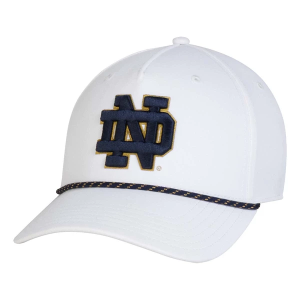 Notre Dame Fighting Irish Under Armour Sideline Drive Rope Adjustable Hat One Size White