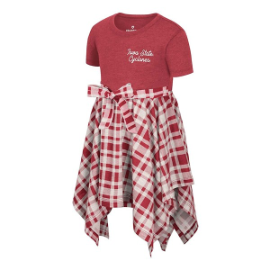 Colosseum Toddler Iowa State Cyclones Marceline Plaid Dress
