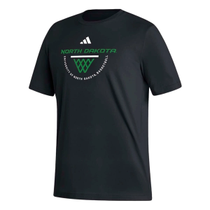 North Dakota Fighting Hawks adidas Block T-Shirt XLarge Black