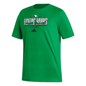 North Dakota Fighting Hawks adidas Outfit T-Shirt Medium Green