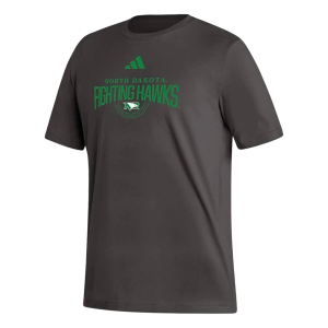 North Dakota Fighting Hawks adidas Seal T-Shirt XLarge Storm
