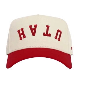 Utah Utes NO RIVALS Upside Down Adjustable Hat One Size Cream