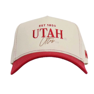 Utah Utes NO RIVALS Vintage Adjustable Hat One Size Cream