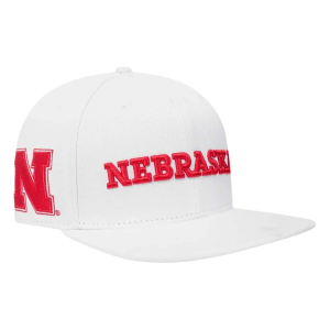 Nebraska Cornhuskers Pro Standard Classic Wool Adjustable Hat One Size White