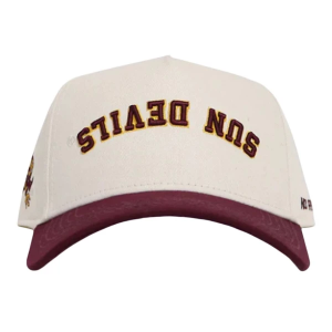 Arizona State Sun Devils NO RIVALS Upside Down Adjustable Hat One Size Cream