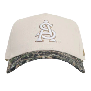 Arizona State Sun Devils NO RIVALS Connector Camo Adjustable Hat One Size Cream