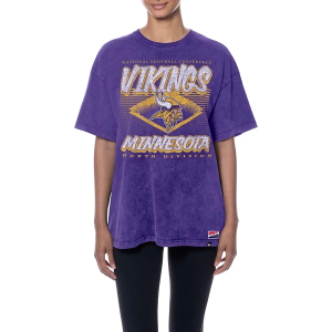 Women's Minnesota Vikings New Era Mineral T-Shirt 2XLarge Purple