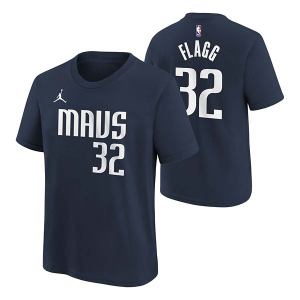 Kids' Dallas Mavericks Cooper Flagg #32 Statement Edition Name & Number Nike T-Shirt Medium Navy