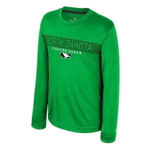 North Dakota Fighting Hawks Colosseum Lemongrab Kids' T-Shirt Small Kelly Green