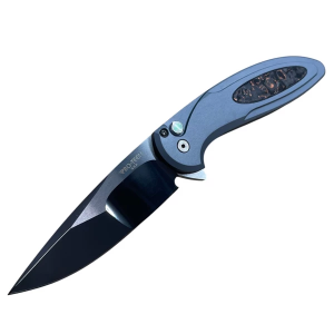 Pro-Tech 2025 Custom Cambria 2 004 TechnoCarbo Copper Folding Pocket Knife