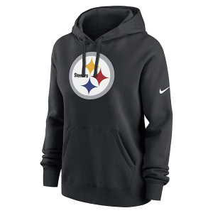 Women's Pittsburgh Steelers Nike 2024 Club Hoodie Large Black