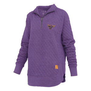 Minnesota State Mavericks Pressbox Women's Roseburg 1/4 Zip XLarge Purple