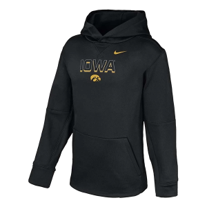 Iowa Hawkeyes Nike Kids Hoodie Small Black