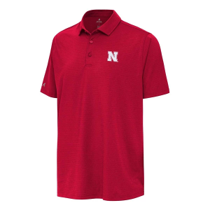 Nebraska Cornhuskers Antigua Hurdle Polo Small Red
