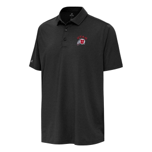 Utah Utes Antigua Hurdle Polo Large Black