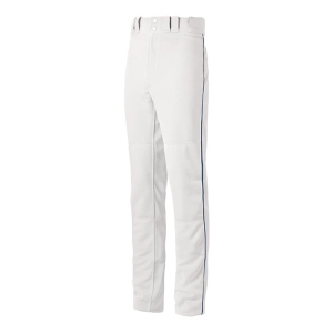 Men's Mizuno Premier Pro Piped G2 Baseball Pants XSmall White/Navy