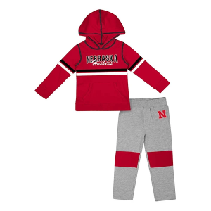 Colosseum Toddler Nebraska Cornhuskers Goliad Hoodie & Sweatpants Set