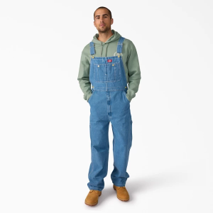 Men's Dickies Mens Duck & Rinsed Denim Bib Overall bibs-coveralls