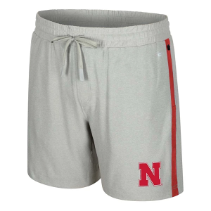 Nebraska Cornhuskers Colosseum Mac Shorts 2XLarge Ash