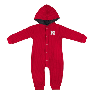 Colosseum Baby Nebraska Cornhuskers Lumpy Space Waffle Romper