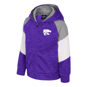 Kansas State Wildcats Colosseum Toddler Full Zip 2T Purple