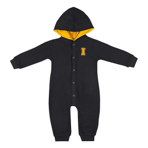 Colosseum Baby Iowa Hawkeyes Lumpy Space Waffle Romper