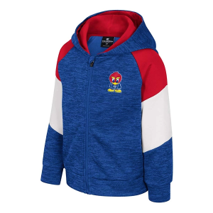 Kansas Jayhawks Colosseum Toddler Full Zip 4T Royal