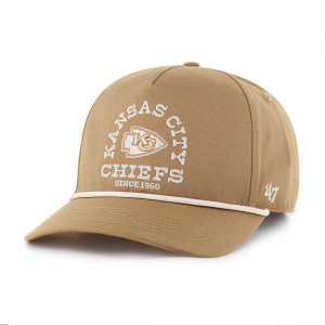 Kansas City Chiefs 47 Brand Ranchero Hitch Adjustable Hat One Size Caramel