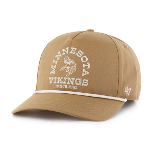Minnesota Vikings 47 Brand Ranchero Hitch Adjustable Hat One Size Caramel