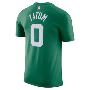 Boston Celtics Jayson Tatum #0 Icon Name & Number Nike T-Shirt 2XLarge Green