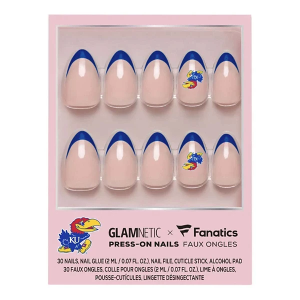 Wincraft Kansas Jayhawks Glamnetic Press-On Nails