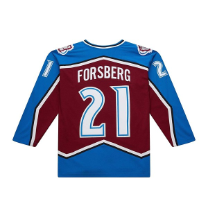 Colorado Avalanche Peter Forsberg #21 Mitchell and Ness 1995 Road Jersey 2XLarge Maroon