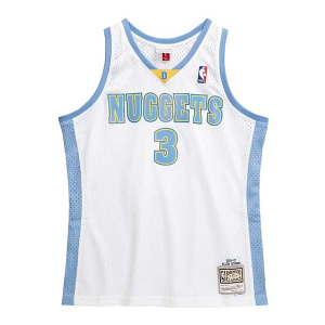Denver Nuggets Allen Iverson Mitchell and Ness #3 2006-07 Swingman Jersey 2XLarge White