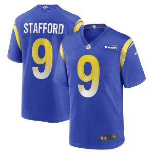 Los Angeles Rams Matthew Stafford #9 Nike Game Jersey 2XLarge Royal