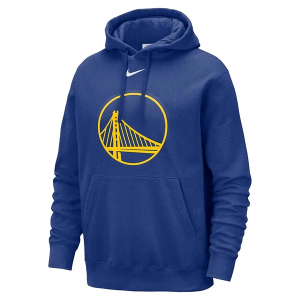 Golden State Warriors Nike Club Logo Hoodie Large Royal