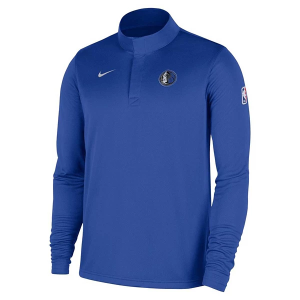 Dallas Mavericks Nike Dri-Fit 1/4 Zip Small Royal