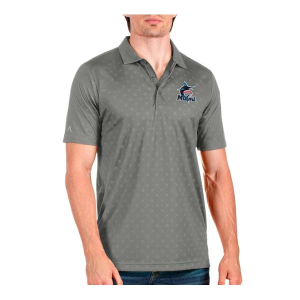 Miami Marlins Spark Polo 5XLarge Steel