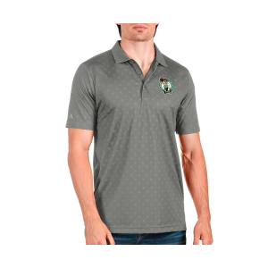 Boston Celtics Spark Antigua Polo 5XLarge Steel Multi