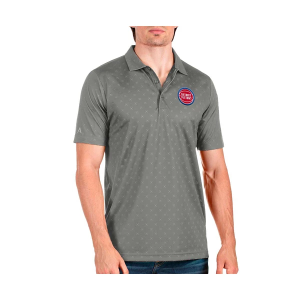 Detroit Pistons Spark Antigua Polo 5XLarge Steel Multi