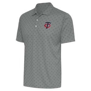Minnesota Twins Updated Logo Spark Polo 5XLarge Steel Multi