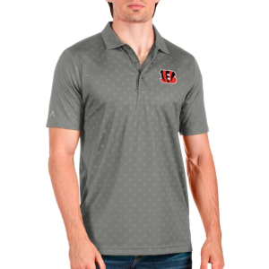 Cincinnati Bengals Antigua Spark Polo 5XLarge Steel Multi