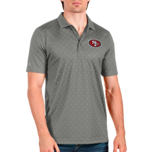 San Francisco 49ers Antigua Spark Polo 5XLarge Steel Multi