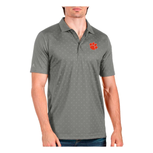 Clemson Tigers Antigua Spark Polo 5XLarge Steel
