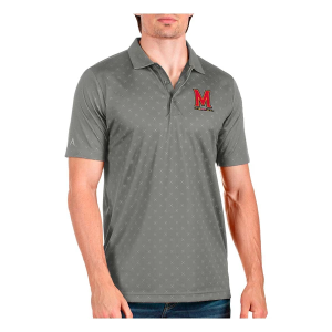 Maryland Terrapins Antigua Spark Polo 5XLarge Steel