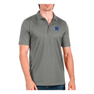 Memphis Tigers Antigua Spark Polo 5XLarge Steel