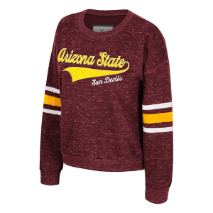 Arizona State Sun Devils Colosseum Women's Crew Medium Maroon