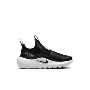 Kids' Nike Flex Runner 4 Running Shoes Little 2.5 Regular Black/Black/White