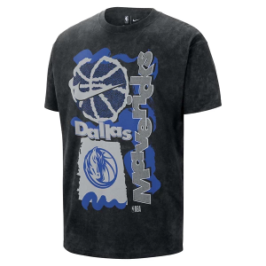 Dallas Mavericks Vintage M90 Nike T-Shirt Medium Black