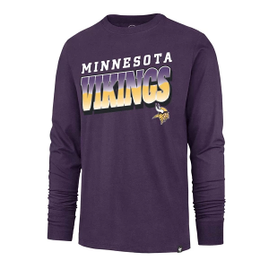 Minnesota Vikings 47 Brand Polished Long Sleeve T-Shirt Medium Purple